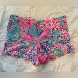 Lilly Pulitzer Buttercup Knit Shorts - size 14